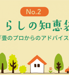 畳のプロからのアドバイス